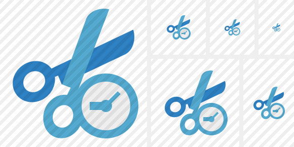 Cut Clock Symbol Cut Clock Symbol