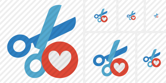 Cut Favorites Symbol Cut Favorites Symbol