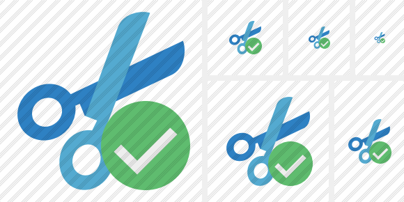 Cut Ok Symbol Cut Ok Symbol