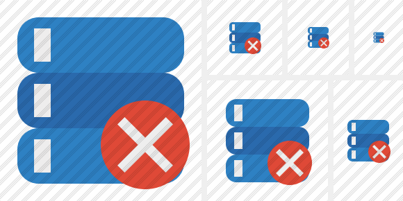 Database Cancel Icon