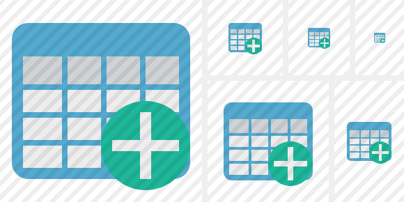 Database Table Add Symbol