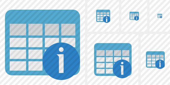 Database Table Information Symbol