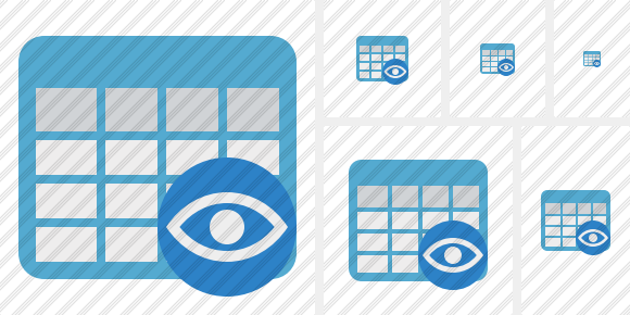 Database Table View Symbol