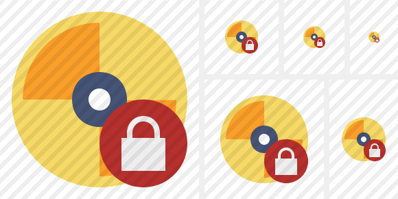 Disc Lock Symbol Disc Lock Symbol