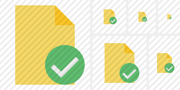 Document Blank 2 Ok Icon Document Blank 2 Ok Icon