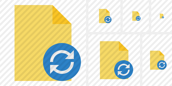 Document Blank 2 Refresh Icon Document Blank 2 Refresh Icon