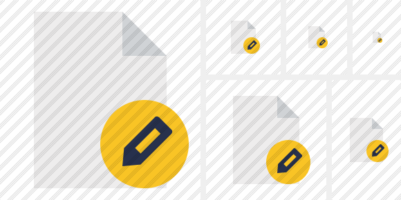Document Blank Edit Symbol Document Blank Edit Symbol