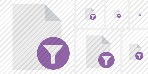 Document Blank Filter Symbol Document Blank Filter Symbol