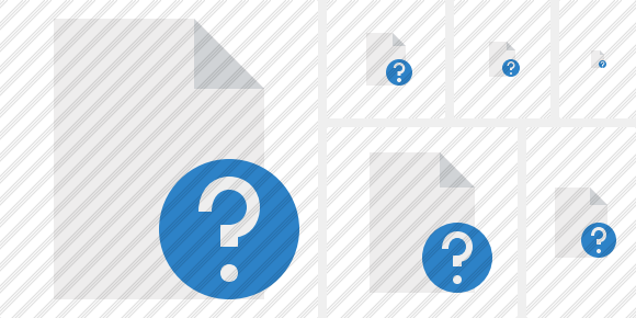 Document Blank Help Symbol Document Blank Help Symbol