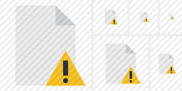 Document Blank Warning Symbol Document Blank Warning Symbol