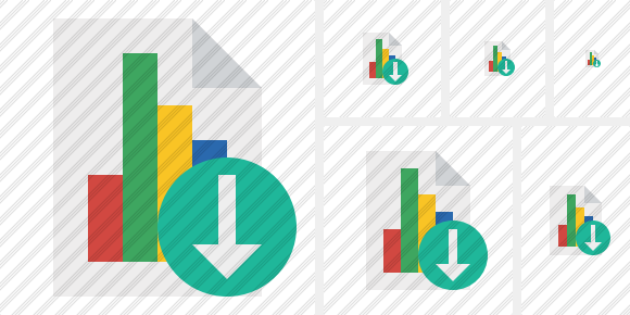 Icono Document Chart Download