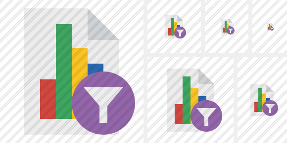 Icono Document Chart Filter