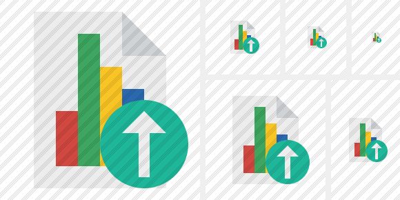 Icono Document Chart Upload