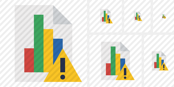 Icono Document Chart Warning