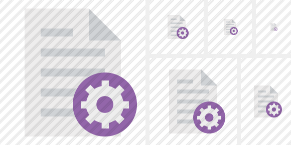 Document Settings Symbol