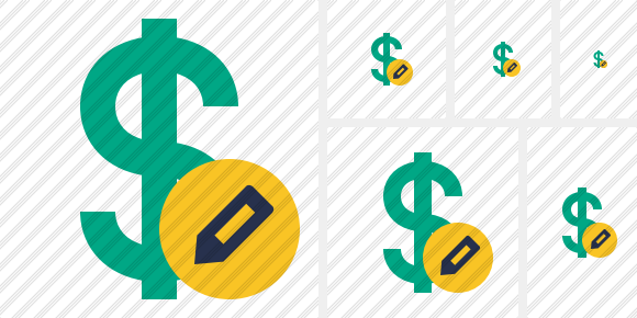 Dollar Edit Symbol