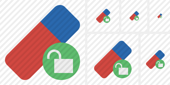 Erase Unlock Icon Erase Unlock Icon