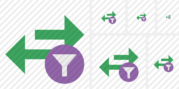 Exchange Horizontal Filter Symbol