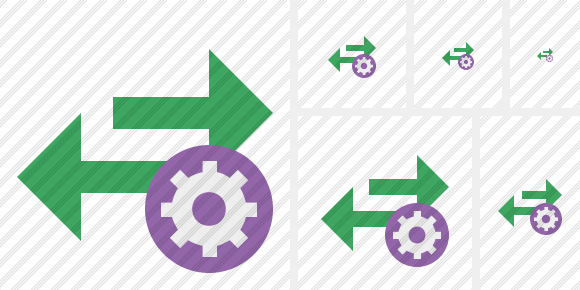 Exchange Horizontal Settings Symbol