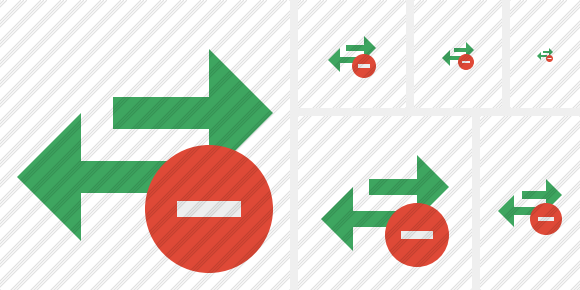 Exchange Horizontal Stop Symbol