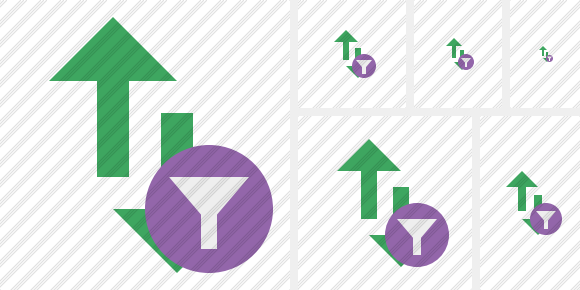 Exchange Vertical Filter Symbol