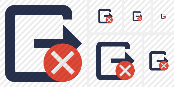 Exit Cancel Icon Exit Cancel Icon