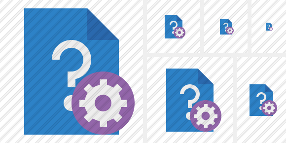 File Help Settings Icon File Help Settings Icon