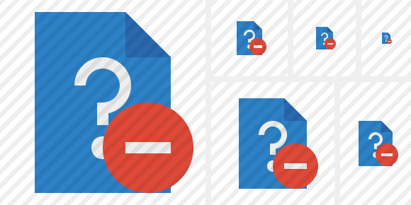 File Help Stop Icon File Help Stop Icon