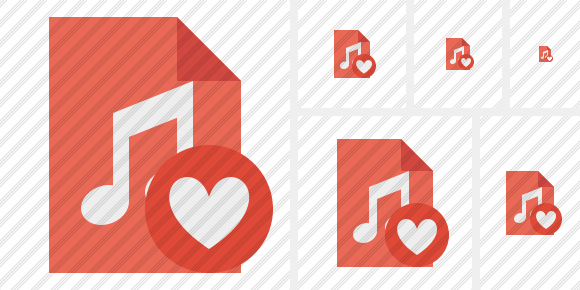 File Music Favorites Icon File Music Favorites Icon