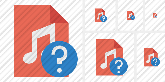 File Music Help Icon File Music Help Icon