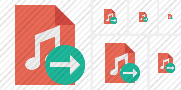 File Music Next Icon File Music Next Icon