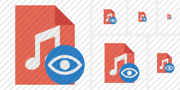 File Music View Icon File Music View Icon