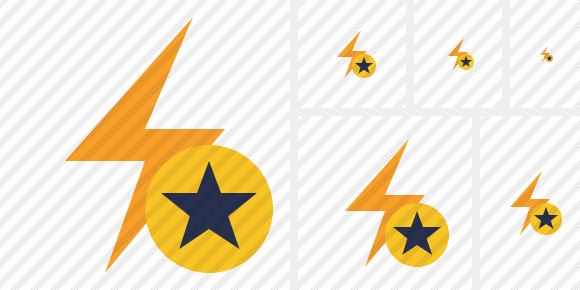 Flash Star Symbol