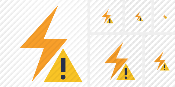 Flash Warning Symbol