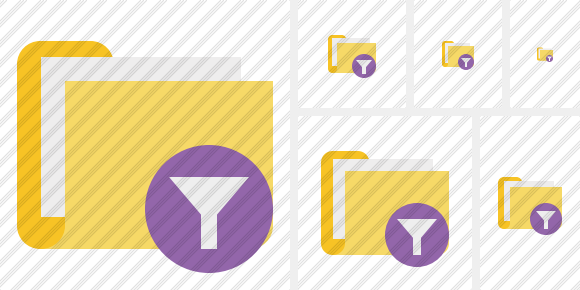 Icono Folder Documents Filter