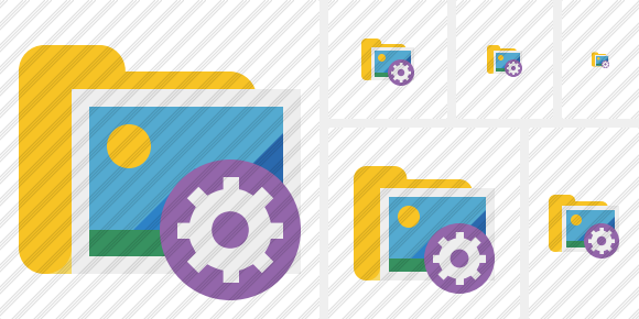 Folder Gallery Settings Symbol