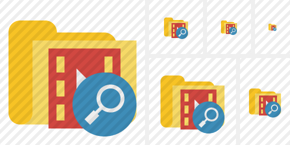 Folder Movie Search Symbol