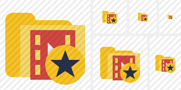 Folder Movie Star Icon