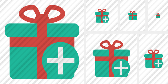 Icona Gift Aggiungi Icona Gift Aggiungi