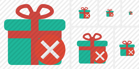 Icona Gift Rimuovi Icona Gift Rimuovi