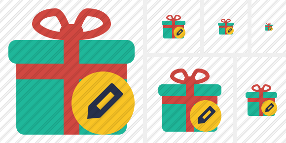 Icona Gift Modifica Icona Gift Modifica