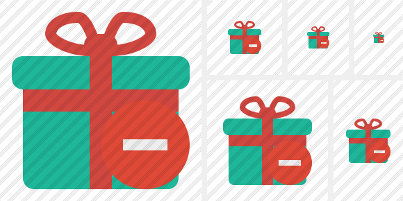 Icona Gift Interrompi Icona Gift Interrompi