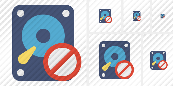 Hard Drive Block Icon Hard Drive Block Icon