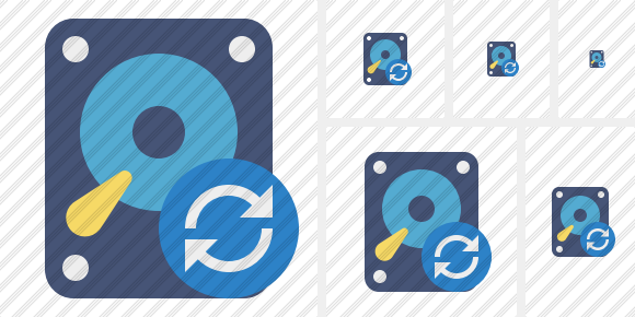 Hard Drive Refresh Icon Hard Drive Refresh Icon