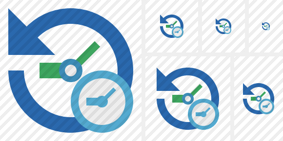 History Clock Icon History Clock Icon