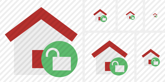 Home Unlock Icon Home Unlock Icon