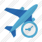 Airplane 2 Clock Icon