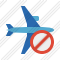 Airplane Horizontal 2 Block Icon