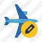 Airplane Horizontal 2 Edit Icon