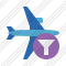 Airplane Horizontal 2 Filter Icon